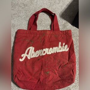 Abercrombie splatter paint bag